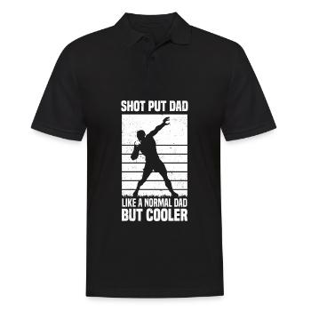 Athletics - Men's Polo Shirt - black - Front - Kai (181cm)