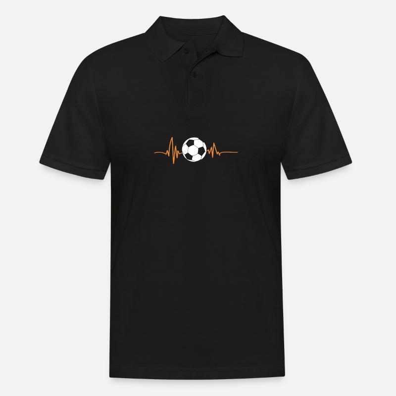 Fußball - Männer Poloshirt - Schwarz