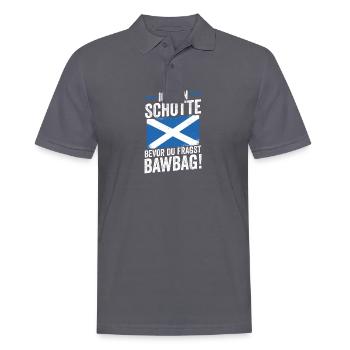Schotten Schottisch Schottland - Männer Poloshirt - Anthrazit - Vorne - Nico (186cm)