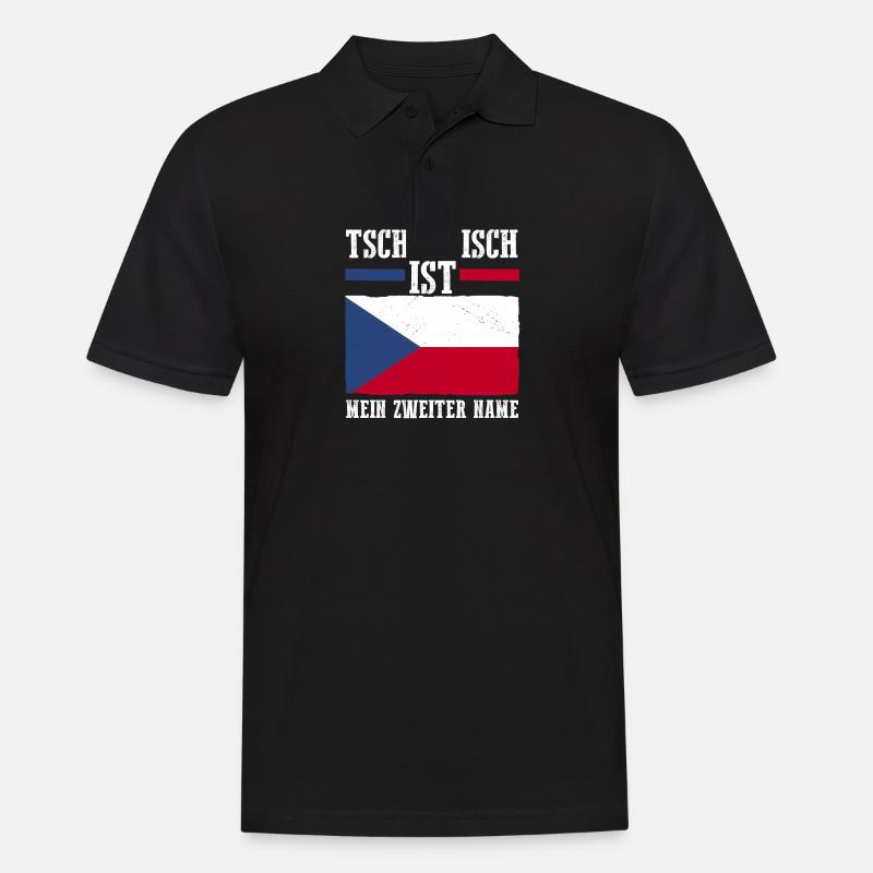 Tschechen Tschechisch Tschechien - Männer Poloshirt - Schwarz