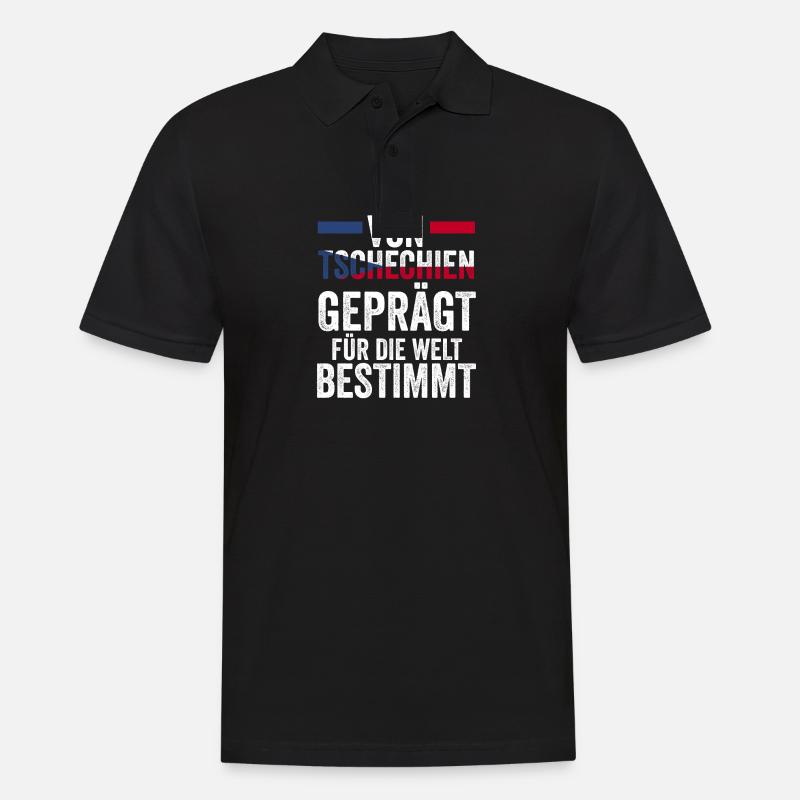 Tschechen Tschechisch Tschechien - Männer Poloshirt - Schwarz