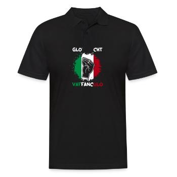 Italien Italiener Vaffanculo - Männer Poloshirt - Schwarz - Vorne - Kai (181cm)
