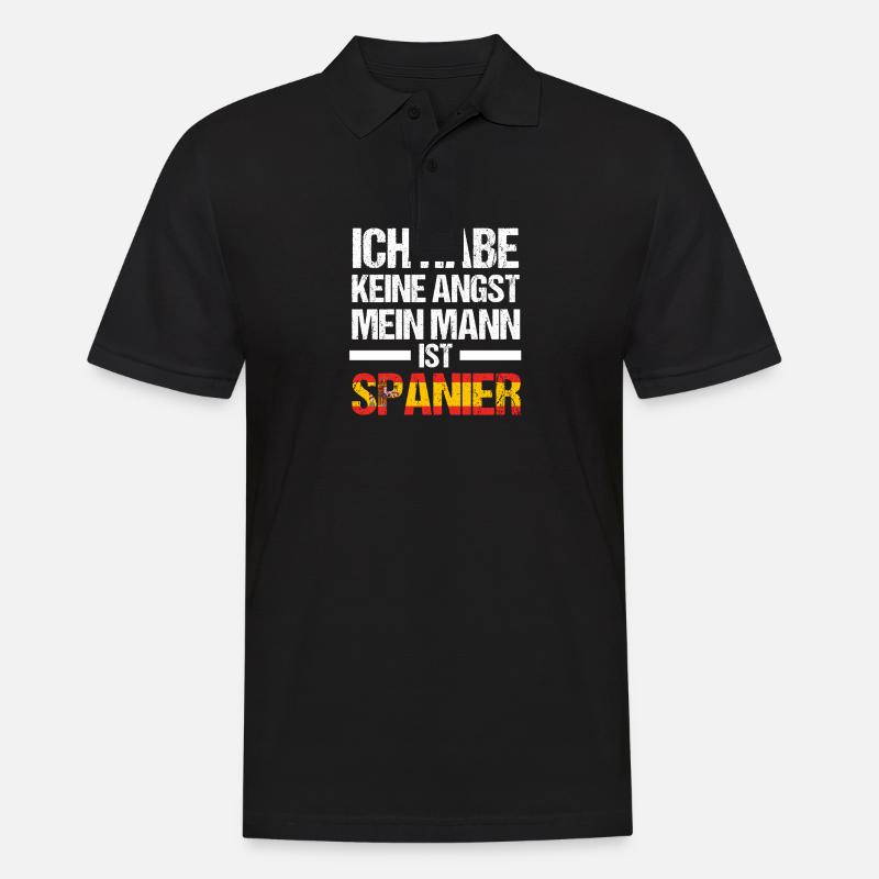 Spanier Spanien - Männer Poloshirt - Schwarz