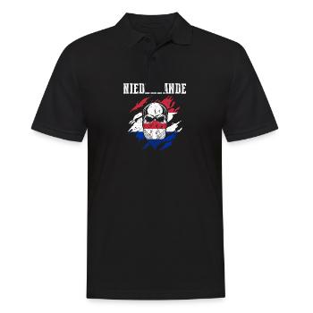 Pays-Bas Pays-Bas - Polo Homme - noir - Devant - Kai (181cm)