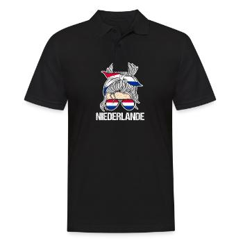 Pays-Bas Pays-Bas - Polo Homme - noir - Devant - Kai (181cm)