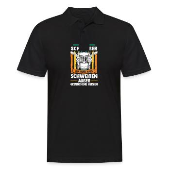 Welding Welding Workers Welder - Men's Polo Shirt - black - Front - Kai (181cm)