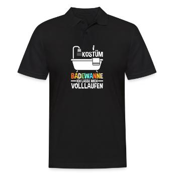 Jecken Carnival Carnival - Men's Polo Shirt - black - Front - Kai (181cm)