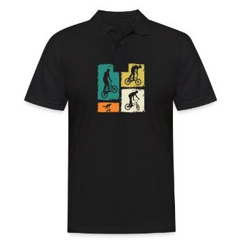 Vélo VTT - Polo Homme - noir - Devant - Kai (181cm)