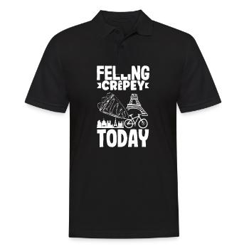 I'm feeling crêpey today French Crepes - Männer Poloshirt - Schwarz - Vorne - Kai (181cm)