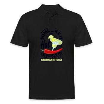 Attenzione Spicy Margarita Cocktail Lover's - Männer Poloshirt - Schwarz - Vorne - Kai (181cm)