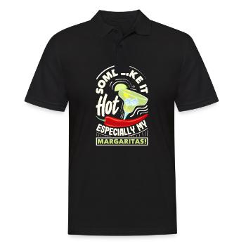 Attenzione Margarita épicée Cocktail Lover’s - Polo Homme - noir - Devant - Kai (181cm)
