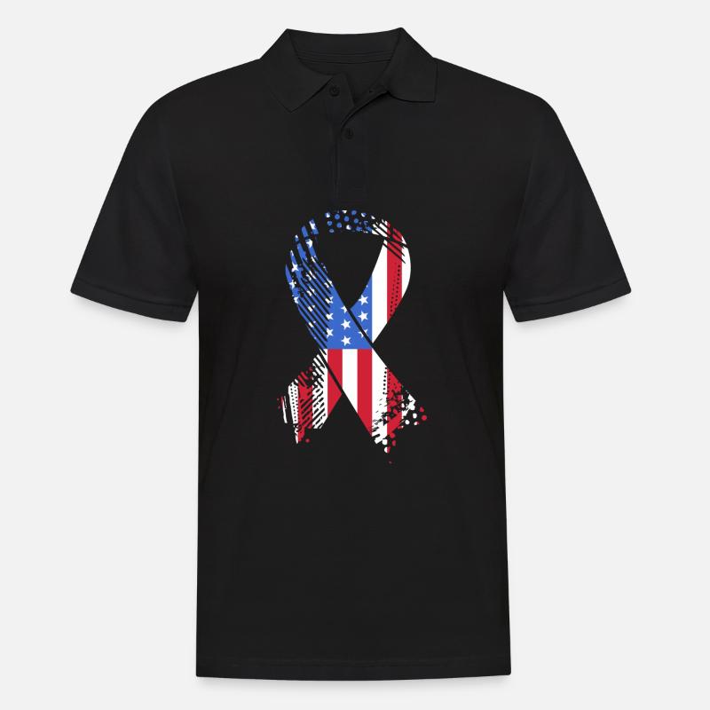 Multiple Sclerosis MS - Men's Polo Shirt - black