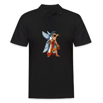 Ancien Dieu Anunnaki - Polo Homme - noir - Devant - Kai (181cm)