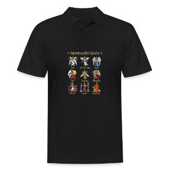 Anunnaki Sumerian Mythology Gods - Men's Polo Shirt - black - Front - Kai (181cm)