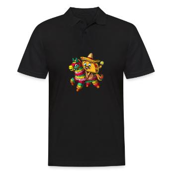 Pinata mexicaine à tacos - Polo Homme - noir - Devant - Kai (181cm)