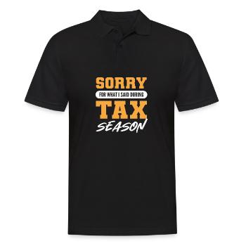 Poison des vérificateurs de la saison des impôts - Polo Homme - noir - Devant - Kai (181cm)