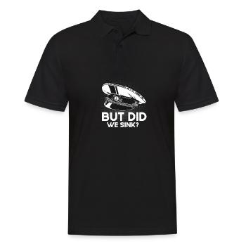 Aber haben wir Bootskapitän Sailor Ship Sailboat W - Männer Poloshirt - Schwarz - Vorne - Kai (181cm)