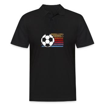 Joueur de football Football - Polo Homme - noir - Devant - Kai (181cm)