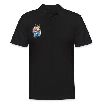 Requin - Polo Homme - noir - Devant - Kai (181cm)