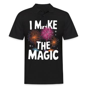 Pyrotechnie Feux d’artifice Pyrotechnie - Polo Homme - noir - Devant - Kai (181cm)