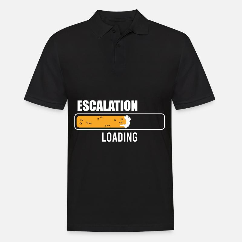 Escalation Loading Beer - Men's Polo Shirt - black