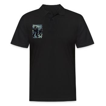 Armée de zombies - Polo Homme - noir - Devant - Kai (181cm)