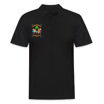 Les gardiens des arbres - Polo Homme - noir - Devant - Kai (181cm)