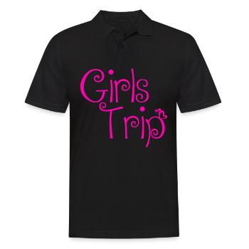 Girls Trip - Männer Poloshirt - Schwarz - Vorne - Kai (181cm)
