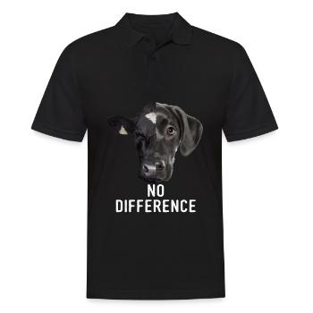 Pro Vegan No Difference Vegetarian Vegan Vegan - Men's Polo Shirt - black - Front - Kai (181cm)