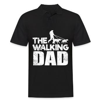 Le chien marche le chien - Polo Homme - noir - Devant - Kai (181cm)