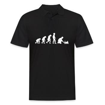 Evolution train miniature - Polo Homme - noir - Devant - Kai (181cm)