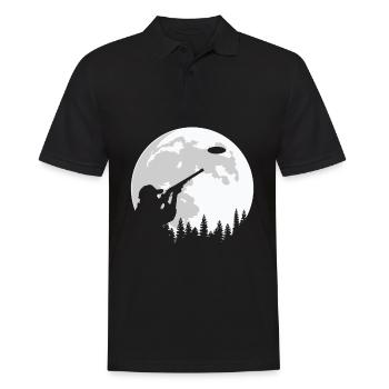 Tir au pigeon d’argile Lune Pigeon d’argile Tireur sportif - Polo Homme - noir - Devant - Kai (181cm)