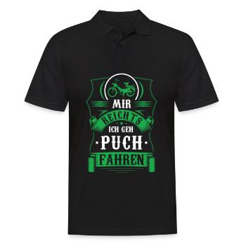 Mir reichts ich geh Moped fahren Steyr Mopedfahrer - Männer Poloshirt - Schwarz - Vorne - Kai (181cm)