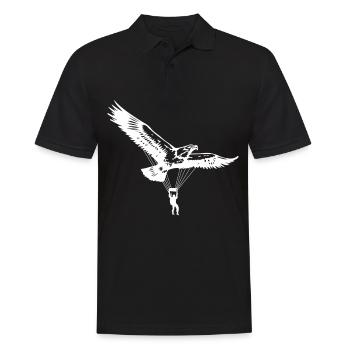 Parapente parapente comme aigle - Polo Homme - noir - Devant - Kai (181cm)
