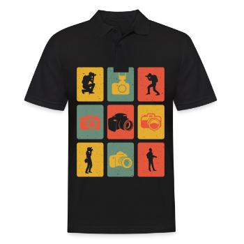 Caméras de photographie photos de photographes - Polo Homme - noir - Devant - Kai (181cm)