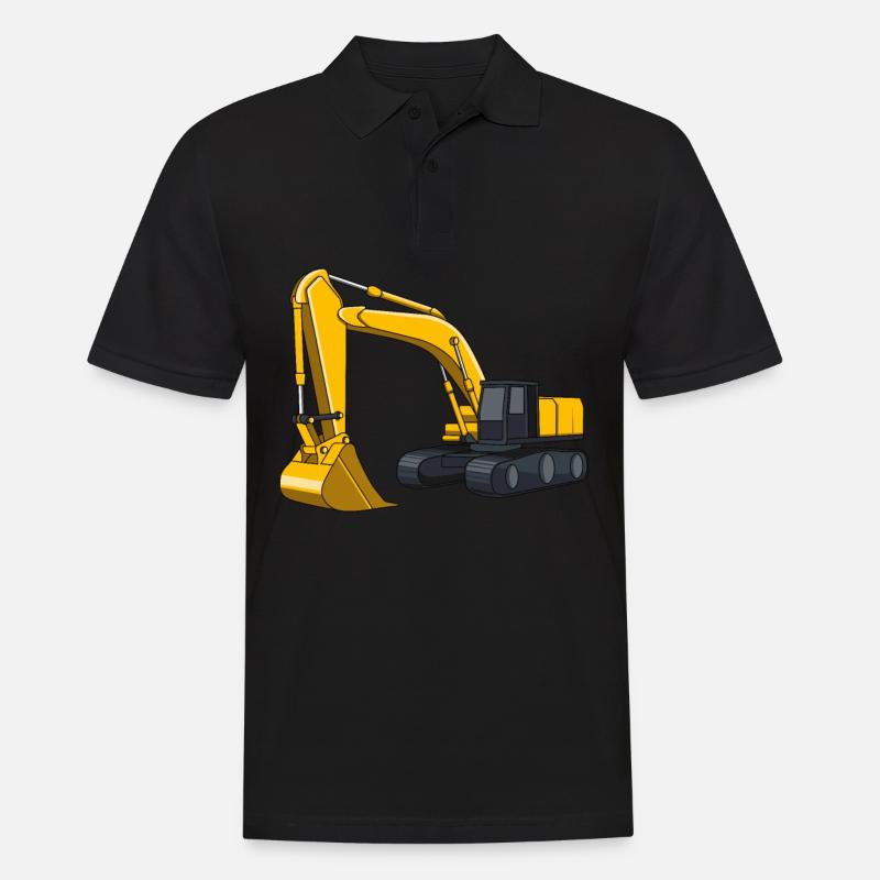 Bagger - Männer Poloshirt - Schwarz