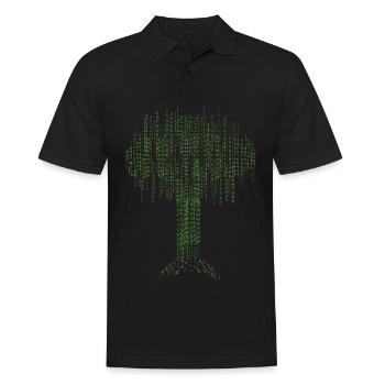 Binary Tree Coding Computer Programmer Developers - Männer Poloshirt - Schwarz - Vorne - Kai (181cm)