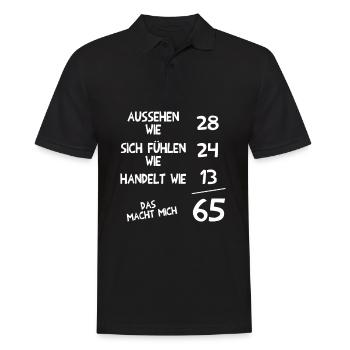 Apparence 28 Sentir Comment agir 24 Comment 13 Puissance 65 - Polo Homme - noir - Devant - Kai (181cm)