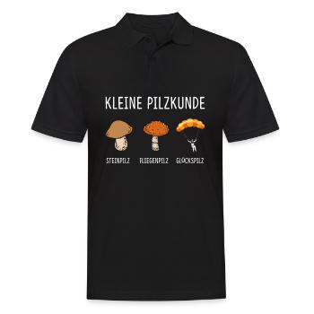 Petit champignon Chanceux Paragleiter - Polo Homme - noir - Devant - Kai (181cm)