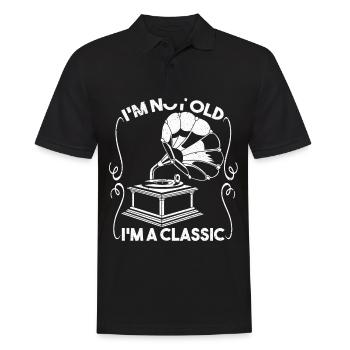 Im A Classic Grammophon Platine - Polo Homme - noir - Devant - Kai (181cm)