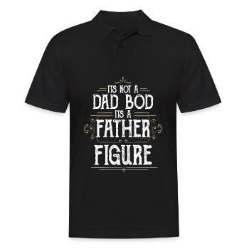 It's Not A Dad Bod It's A Father Figures - Men's Polo Shirt - black - Front - Kai (181cm)