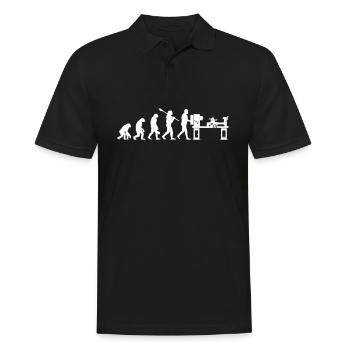 Evolution Mécanique d’usinage Tourneur - Polo Homme - noir - Devant - Kai (181cm)