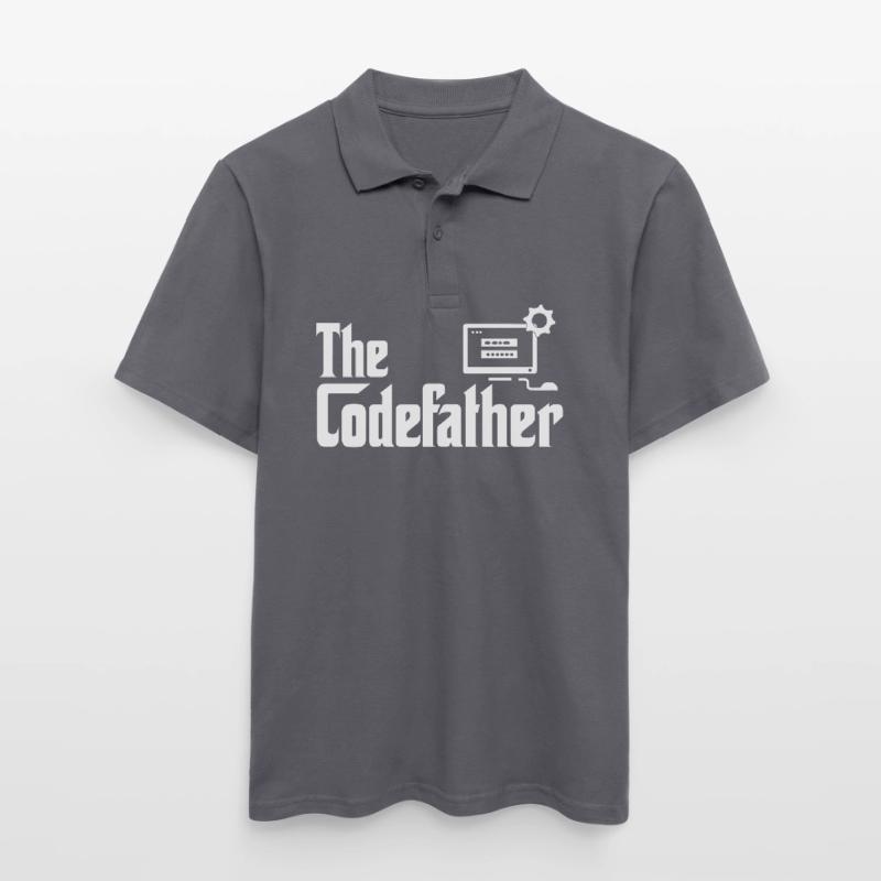 L’ordinateur codeur codeur développeur Codefather Polo Homme