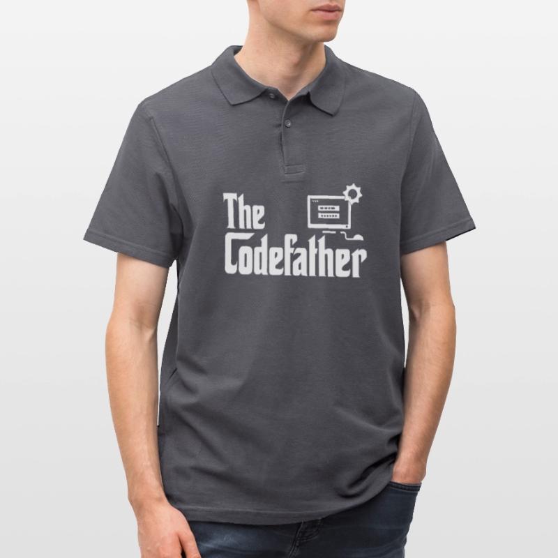 The Codefather Developer Coder Programmer Computer Männer Poloshirt