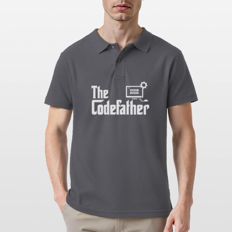 The Codefather Developer Coder Programmer Computer Männer Poloshirt