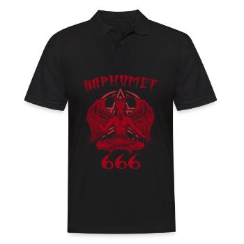 Baphomet 666 - Polo Homme - noir - Devant - Kai (181cm)