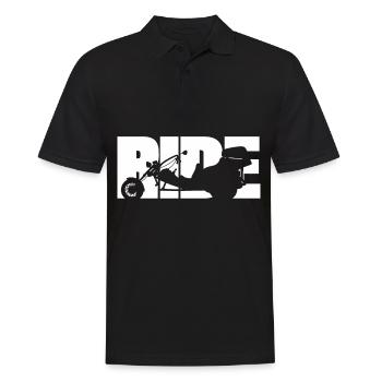 Ride Trike - Men's Polo Shirt - black - Front - Kai (181cm)