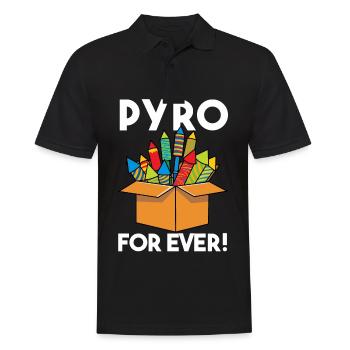 Pyro pour toujours - Polo Homme - noir - Devant - Kai (181cm)