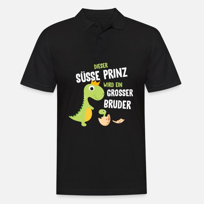 Großer Bruder - Männer Poloshirt - Schwarz