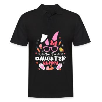 Je suis la fille lapin Lapin Lapin Oreille avec lunettes de soleil - Polo Homme - noir - Devant - Kai (181cm)